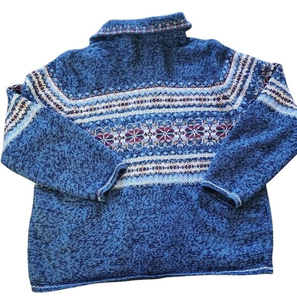 Tiara International Vintage Snow Flaked Pattern Sweater Women's Size Medium - Picture 15 of 16